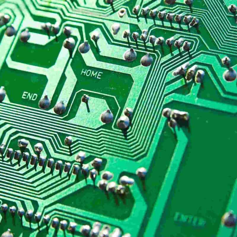 Moisture in a printed circuit board